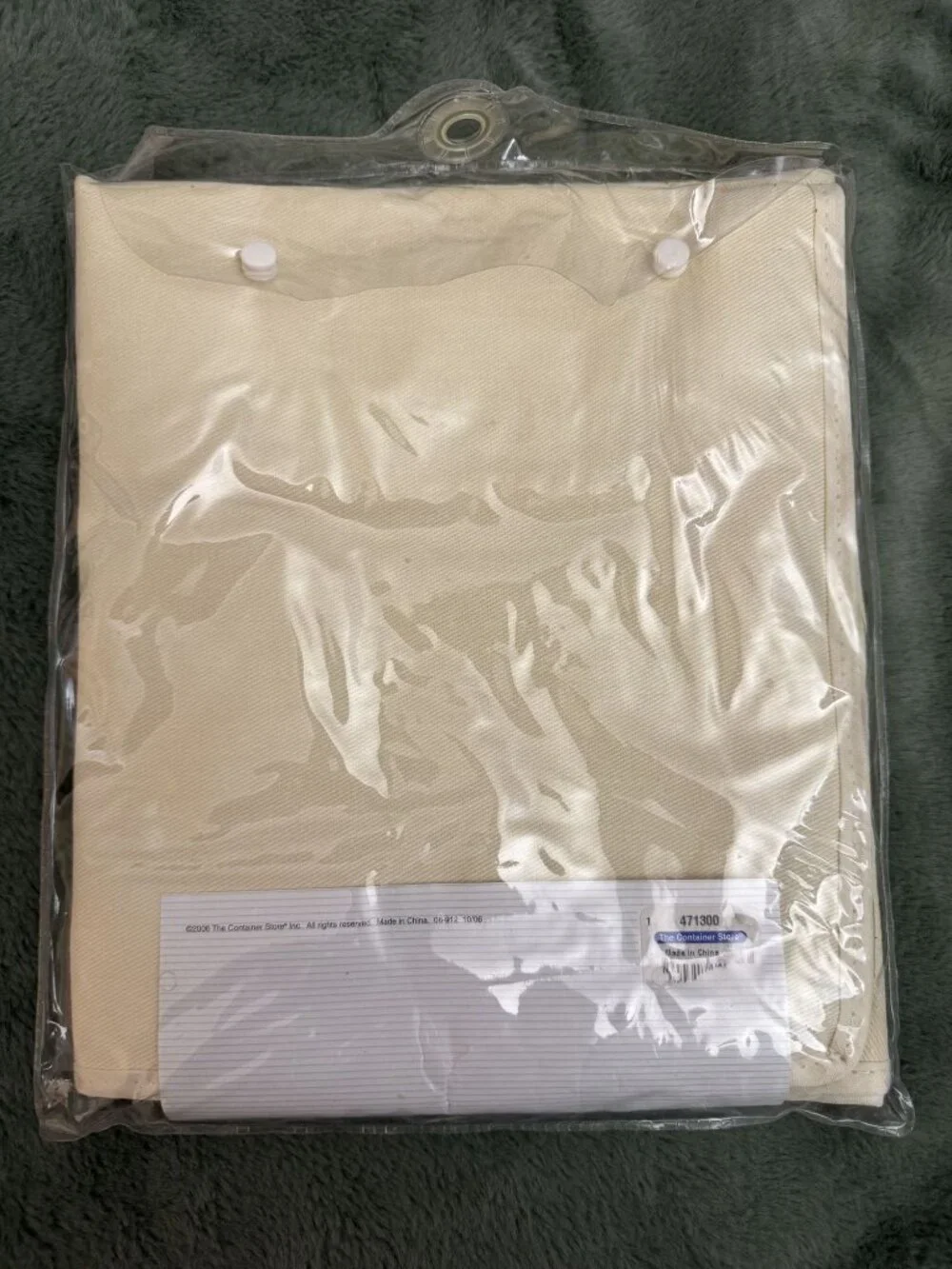 NWT Natural Cotton Twill Sweater Bags 16